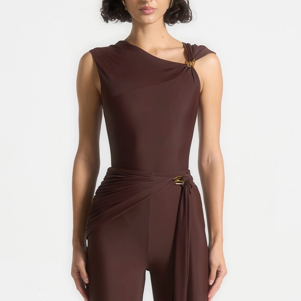 Maniere De Voir Bodysuit W/ Hardware Detail